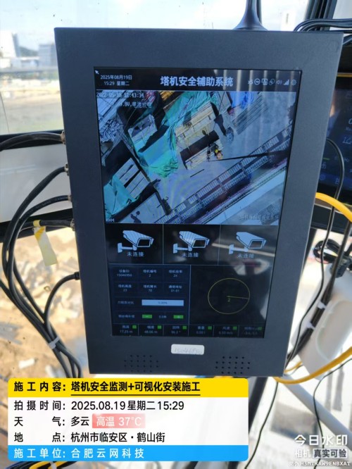250819 杭州临安区项目塔吊防碰撞可视化安装